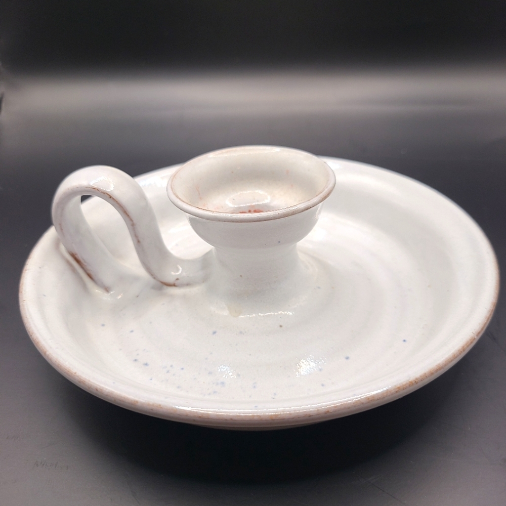 Vintage Jugtown Pottery Seagrove NC Candleholder